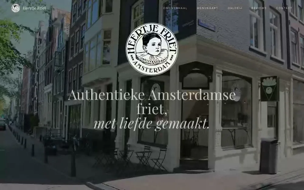 De website van Heertje Friet